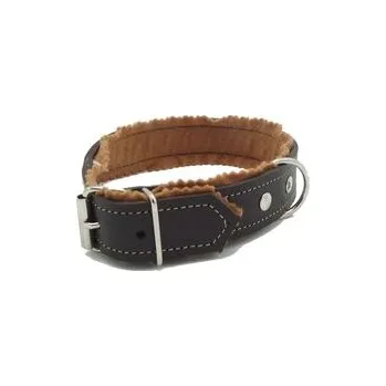 Obojek pro psa Obojek na psa kožený 50cm/30mm hnědý