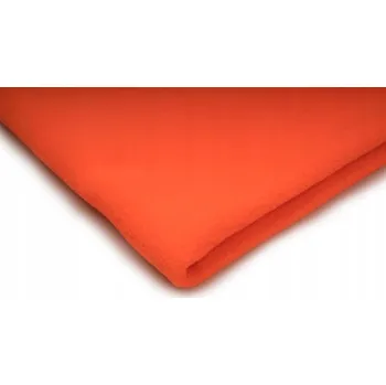 Látka Microfleece Pomerančový neon