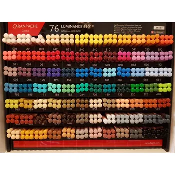 Kresba Caran d´Ache Caran d'Ache, 6901, Luminance, umělecké pastelky nejvyšší kvality, kusové, 1 ks Barva: Indanthrone Blue 100 649