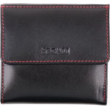 Peněženka Dámská kožená peněženka Segali SG 60337 černá + červená
