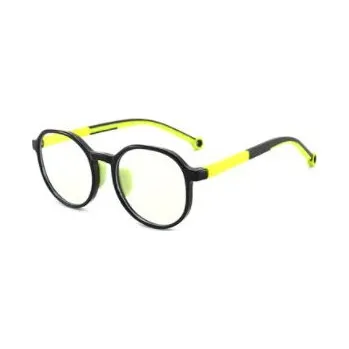 Brýlová obroučka Dětské brýle proti modrému světlu - Černo žluté