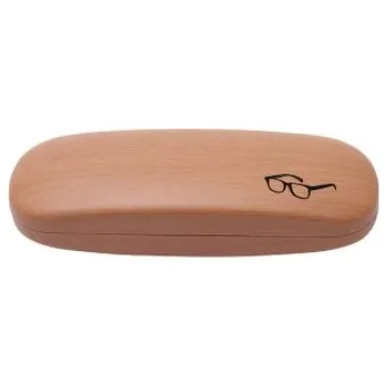 Brýlová obroučka Pouzdro na brýle, imitace dřeva - Světle hnědé
