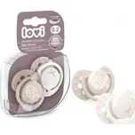 Lovi Šidítko silikonové dynamické Baby Shower 0-2 m 2 ks Holka