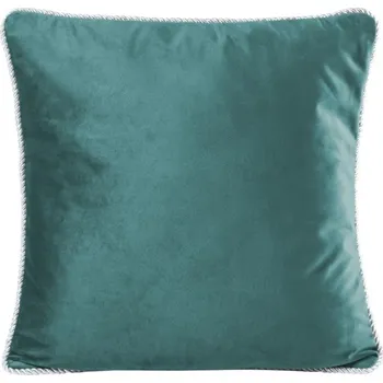 Povlak na dekorativní polštářek Povlak na polštář jednobarevný tmavě tyrkysový 45x45 cm
