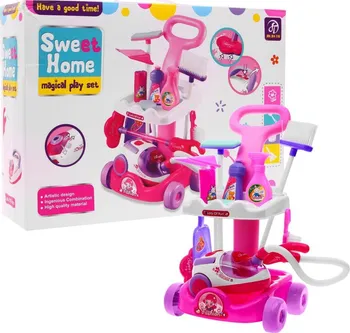 Sweet Home Dětský úklidový vozík s vysavačem