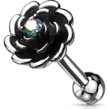 Piercing Cartilage piercing do ucha (duhová, 3 mm, 1,2 x 6 mm)