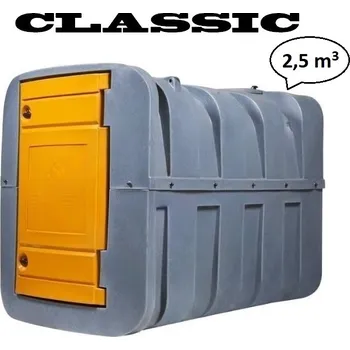 Nádrž na naftu dvouplášťová s velkou distribuční skříní SWIMER 2500 l verze CLASSIC