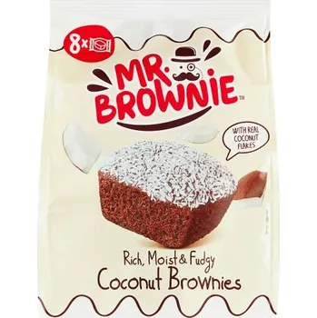BROWNIES 200 g Mr.Brownie - KOKOS ( jemné pečivo / s KOKOSEM)