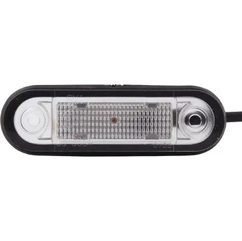 Přídavný světlomet Obrysové LED světlo Hella oranžové, čïré sklo (25,9x79mm)