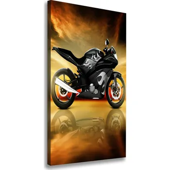 Obraz Vertikální Vertikální Foto obraz na plátně do obýváku Motorka