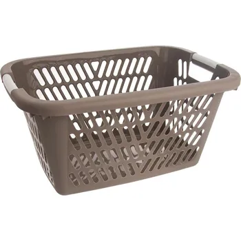 Koš na prádlo Koš na čisté prádlo 49x34x24 cm šedý