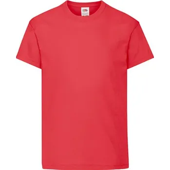 Chlapecké tričko Fruit of the Loom Dětské triko 61-019-0 Red 152