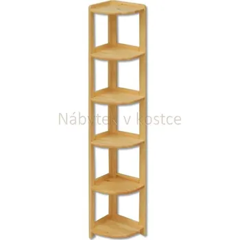 police Rohový policový regál DREWMAX BOG131 Barevné provedení: Přírodní