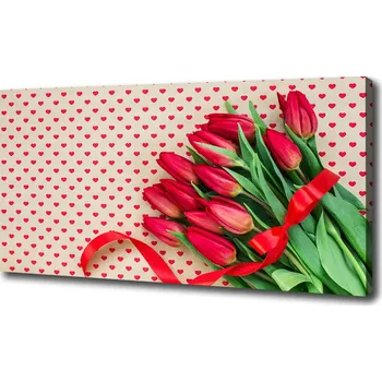 Obraz Foto obraz canvas Tulipány srdce