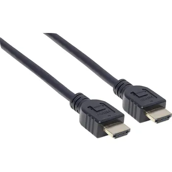 Audio kabel Manhattan HDMI kabel Zástrčka HDMI-A, Zástrčka HDMI-A 10.00 m černá 353977 4K UHD, UL certifikace HDMI kabel