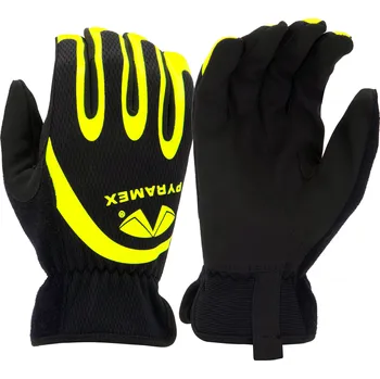 Pracovní rukavice Pyramex GL103HT rukavice SLIPON | SYNTHETIC | BLACK Velikost: L (9)