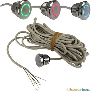 Dotykové piezoelektrické tlačítko nerez 8m