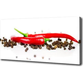 Obraz Foto obraz na plátně Chilli a pepř