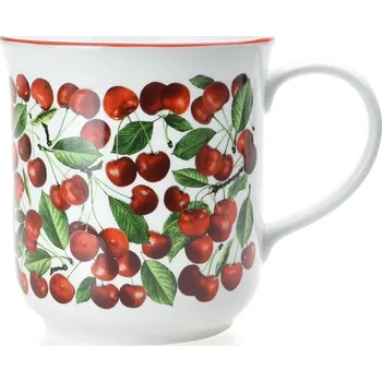 Český porcelán, Dubí Hrnek GOLEM 1,5 l červené třešně vtavné