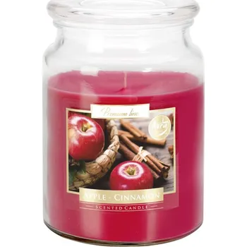 Svíčka Vonná svíčka ve skle 500 g Apple & Cinnamon