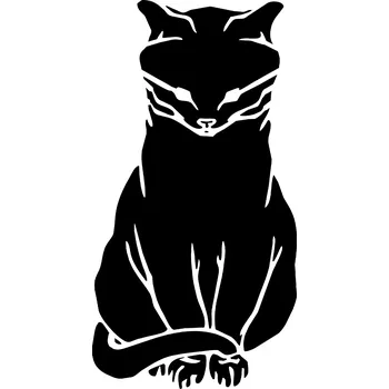 Výtvárné potřeby ARTEMISS Kočka - plastová šablona 418 Rozměr: E 29x29cm