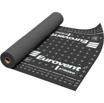 Stavební fólie Střešní fólie Eurovent STRONG 160 g/m² Barva: Černá