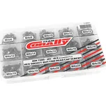 Team Corally Imbus šrouby s půlkulatou hlavou - sada/box - M4 - ocelové černé, 265 ks. - expresní doprava