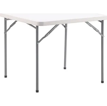 Zahradní stůl TENTino Skládací stůl 70x70 cm, bílý, STL70