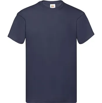 Pánské oblečení Fruit of the Loom Pánské triko 61-082-0 Deep Navy 3XL