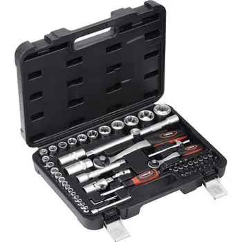 Ruční nářadí Sada nástrčných klíčů Meister 1/4+1/2", 56 dílů