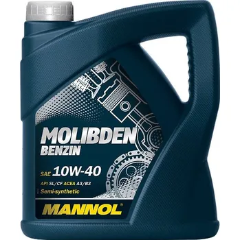 Motorový olej Mannol MN7505-4 MOLIBDEN BENZIN 10W-40 - 4L