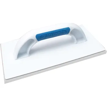 Zednické hladítko KUBALA Hladítko plastové s bílou gumou 140x280 mm