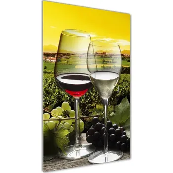 Obraz Foto obraz akrylové sklo vertikální Víno a hrozny