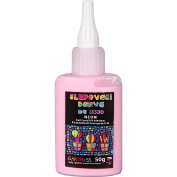 Výtvarná barva ARTEMISS Slupovací barva NEON Vyberte velikost: 50g, Vyberte odstín: 81 neon růžová