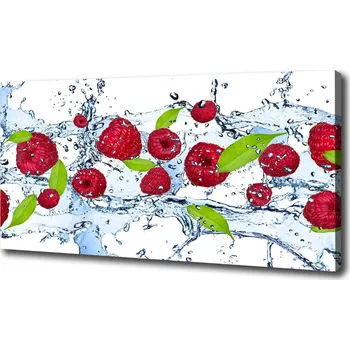 Obraz Foto obraz na plátně do obýváku Maliny a voda