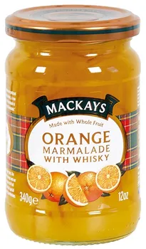 Mackays Pomerančová marmeláda s whisky 340 g