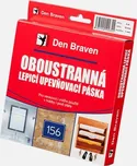 Den Braven Oboustranně lepicí upevňovací páska v krabičce 15 mm × 1 mm, délka 5 m bílá