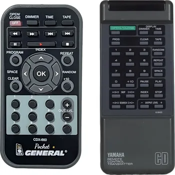 YAMAHA VL96420 - dálkový ovladač duplikát