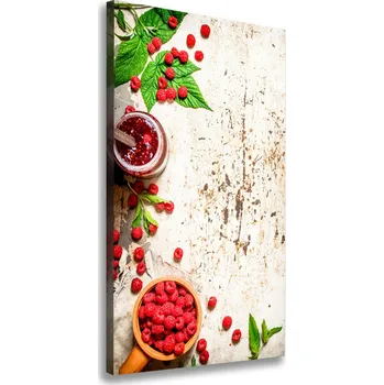 Obraz Vertikální Foto obraz na plátně Malinová marmeláda