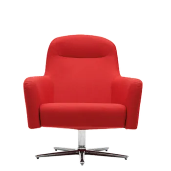 Křeslo Havana, Čalounění Vision 445 Light Grey, podnože černá