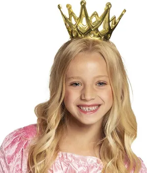 Karnevalový doplněk Boland Dámská princeznovská koruna zlatá