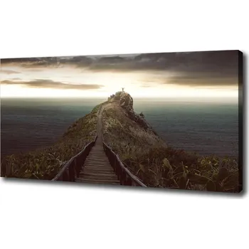 Obraz Foto obraz na plátně Stezka na skále