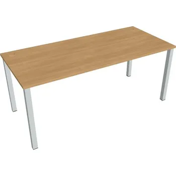 Kancelářský vozík HOBIS kancelářský stůl rovný - US 1800, dub + doprava zdarma