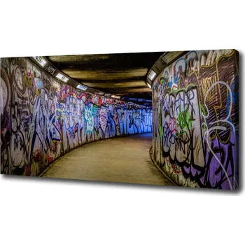 Obraz Foto obraz na plátně Graffini v metro
