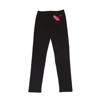 Dámské silnější legíny z bavlny Černé Velikost: 4XL
