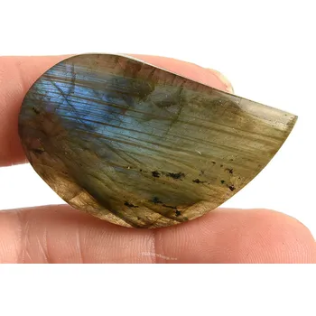 Přírodní kámen Labradorit mugle tvar slzy 16,7g