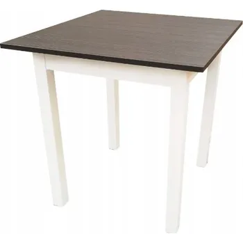 Jídelní stůl Dede Kuchyňský stůl MINI 90 x 60 cm - wenge / bílá