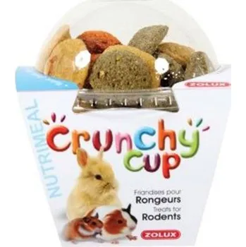 Krmivo pro ptáka ZOLUX Crunchy Cup mrkev a vojtěška 200g