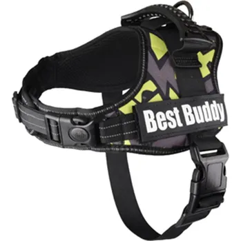 Postroj pro psa FLAMINGO Best Buddy Pluto 80-100x5cm (XL) - zelená