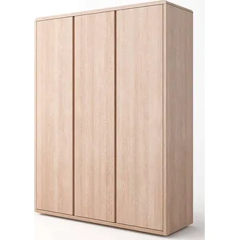 Šatní skříň Buková skříň LOUISIANA 3D z masivu Barevné provedení: Dub tmavý